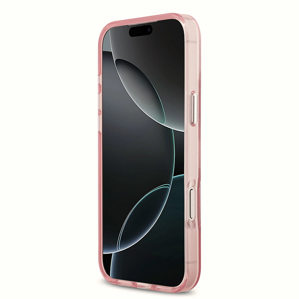 MagSafe Case for Apple iPhone 17 Pro, Karl Lagerfeld, IML Sketch Logo Choupette, Pink