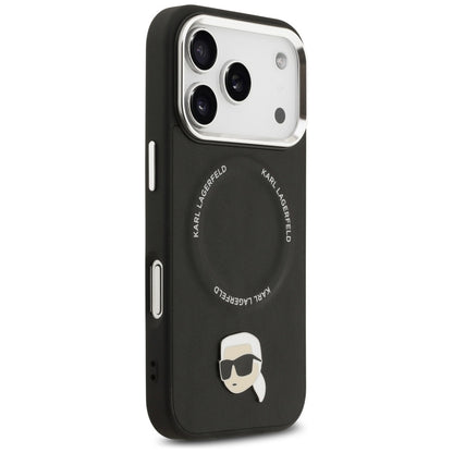 MagSafe Case for Apple iPhone 17 Pro, Karl Lagerfeld, Karl Pin, Black