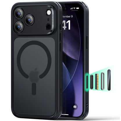 MagSafe Case for Apple iPhone 17 Pro Max, ESR, Classic Hybrid, Satin Black