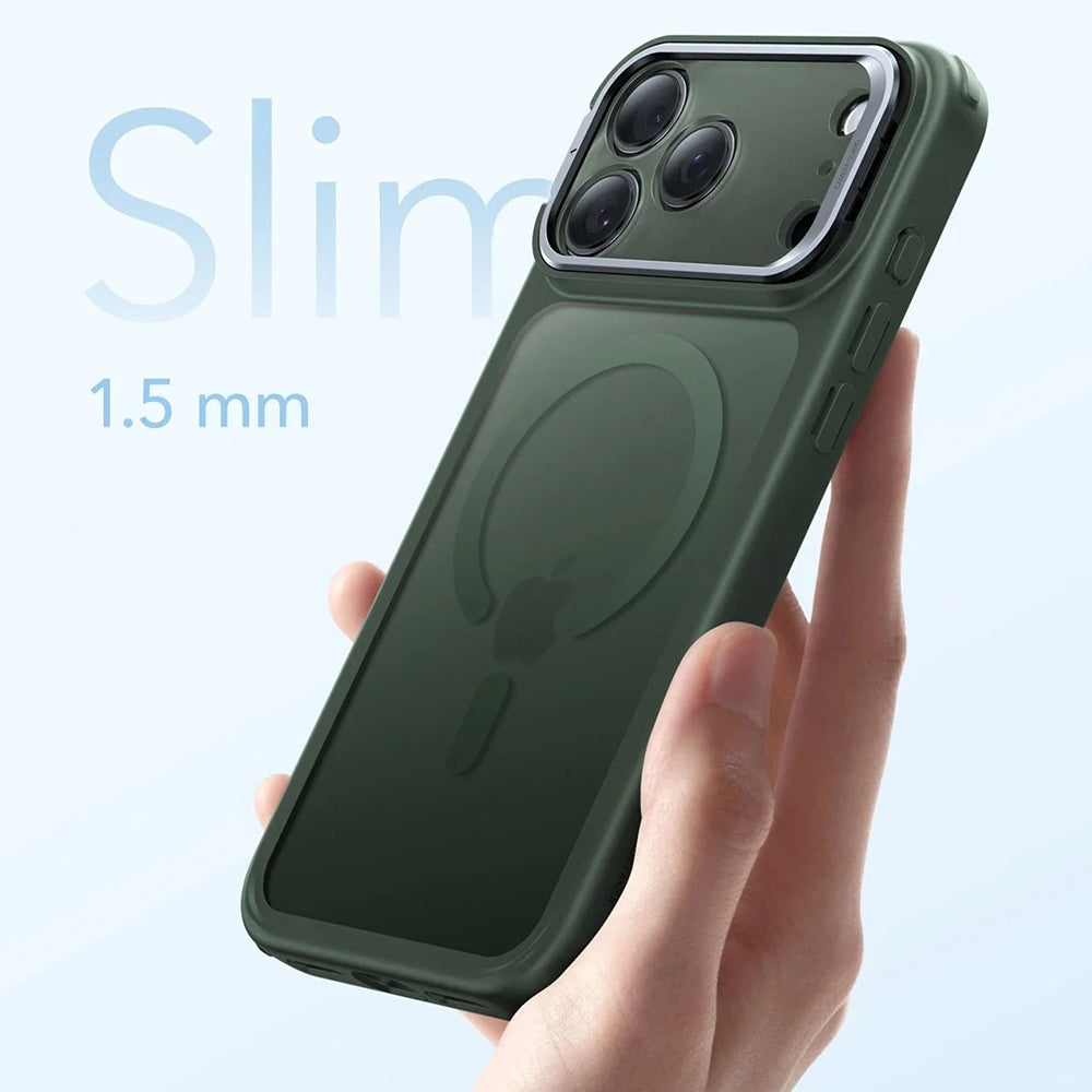 MagSafe Case for Apple iPhone 17 Pro Max, ESR, Classic Hybrid, Satin Green