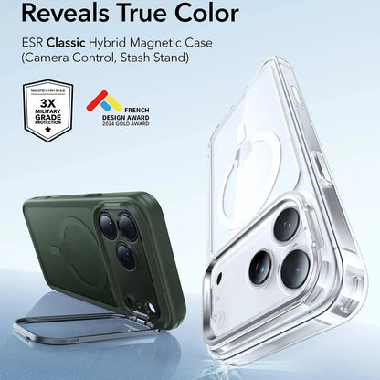 MagSafe Case for Apple iPhone 17 Pro Max, ESR, Classic Hybrid, Satin Green