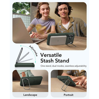 MagSafe Case for Apple iPhone 17 Pro Max, ESR, Classic Hybrid, Satin Green