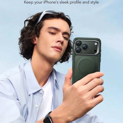 MagSafe Case for Apple iPhone 17 Pro Max, ESR, Classic Hybrid, Satin Green