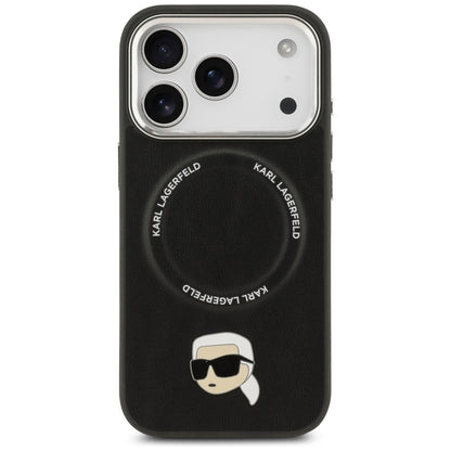 MagSafe Case for Apple iPhone 17 Pro Max, Karl Lagerfeld, Karl Pin, Black