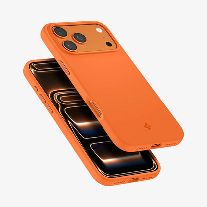 MagSafe Case for Apple iPhone 17 Pro Max, Spigen, Silicone Fit, Orange