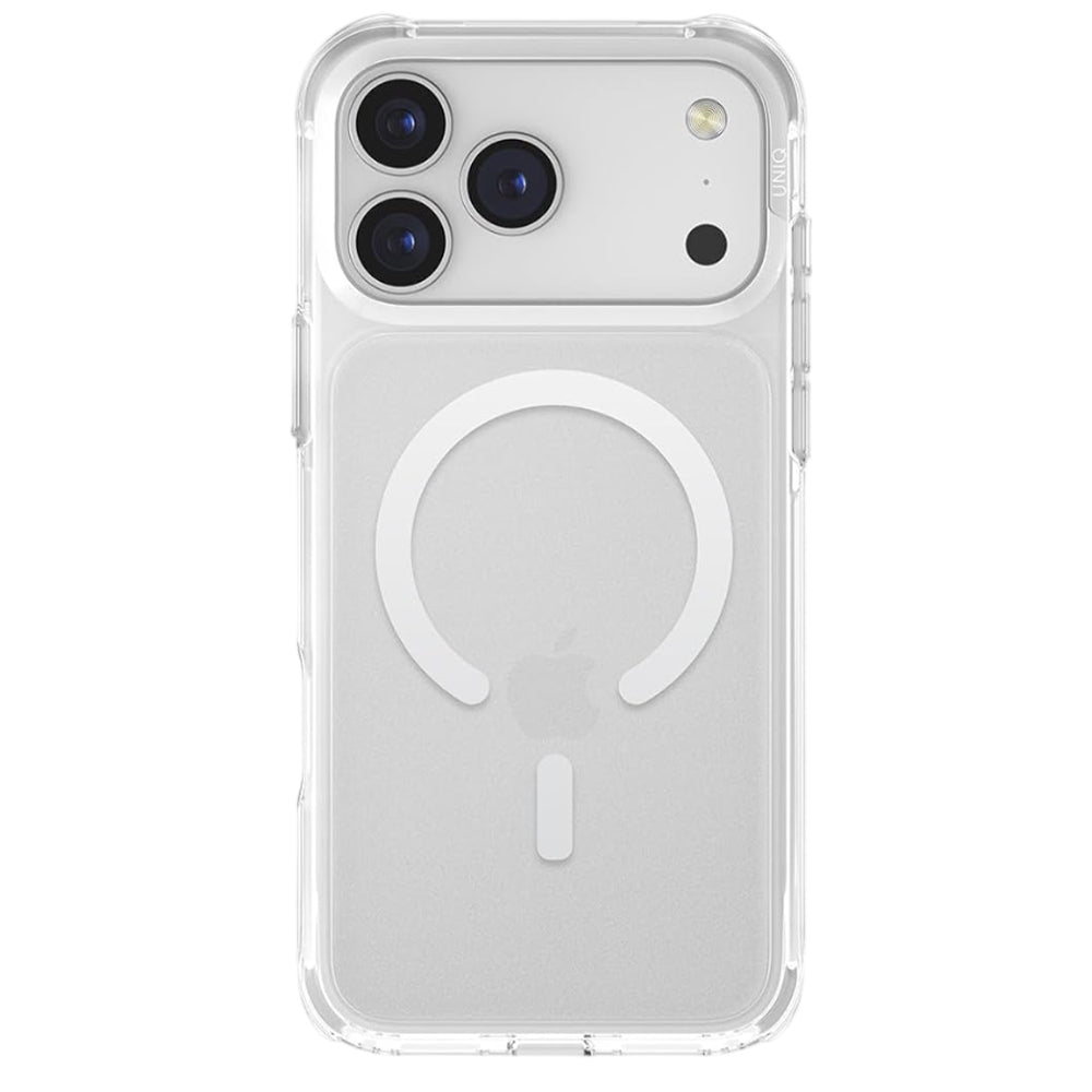 MagSafe Case for Apple iPhone 17 Pro Max, UNIQ, LifePro Xtreme MagClick, Transparent