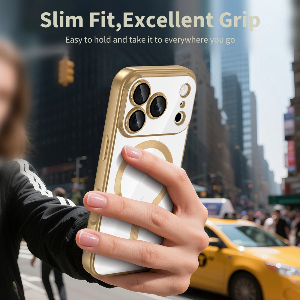 MagSafe Case for Apple iPhone 17 Pro, Techsuit, Luxury Crystal, Light Purple