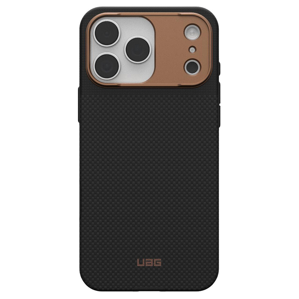 MagSafe Case for Apple iPhone 17 Pro, Urban Armor Gear, Fibr Armr, Black Bronze