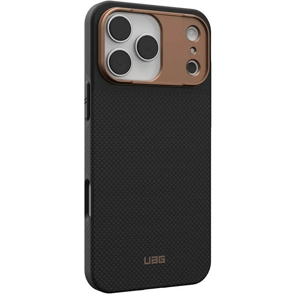 MagSafe Case for Apple iPhone 17 Pro, Urban Armor Gear, Fibr Armr, Black Bronze