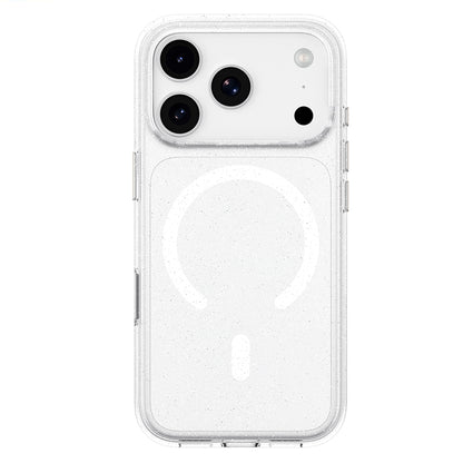 MagSafe Case for Apple iPhone 18 Pro / 17 Pro, Blueo, Crystal Pro Anti-Drop Glitter, Transparent