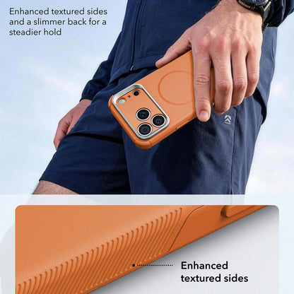 MagSafe Case for Apple iPhone 18 Pro / 17 Pro, ESR, Cyber Armor Kickstand, Orange