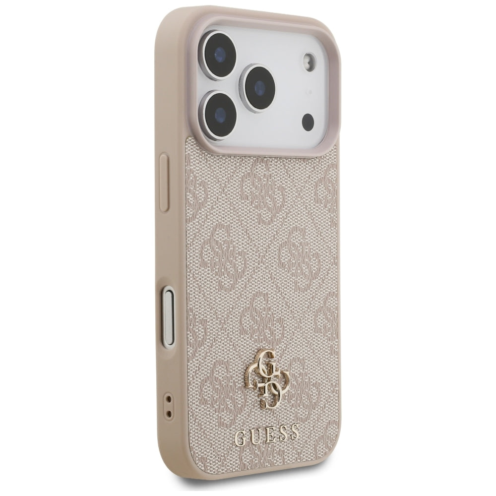 MagSafe Case for Apple iPhone 18 Pro / 17 Pro, Guess, 4G Small and Classic, Pink
