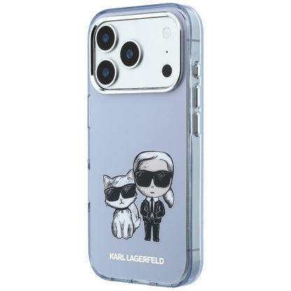 MagSafe Case for Apple iPhone 18 Pro / 17 Pro, Karl Lagerfeld, IML KC Bodies Sketch Print, Blue