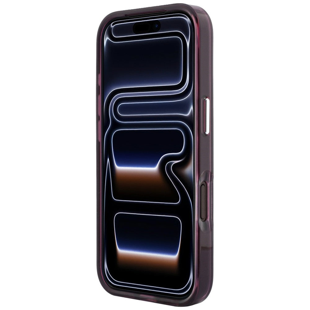 MagSafe Case for Apple iPhone 18 Pro / 17 Pro, Karl Lagerfeld, IML KC Bodies Sketch Print, Burgundy