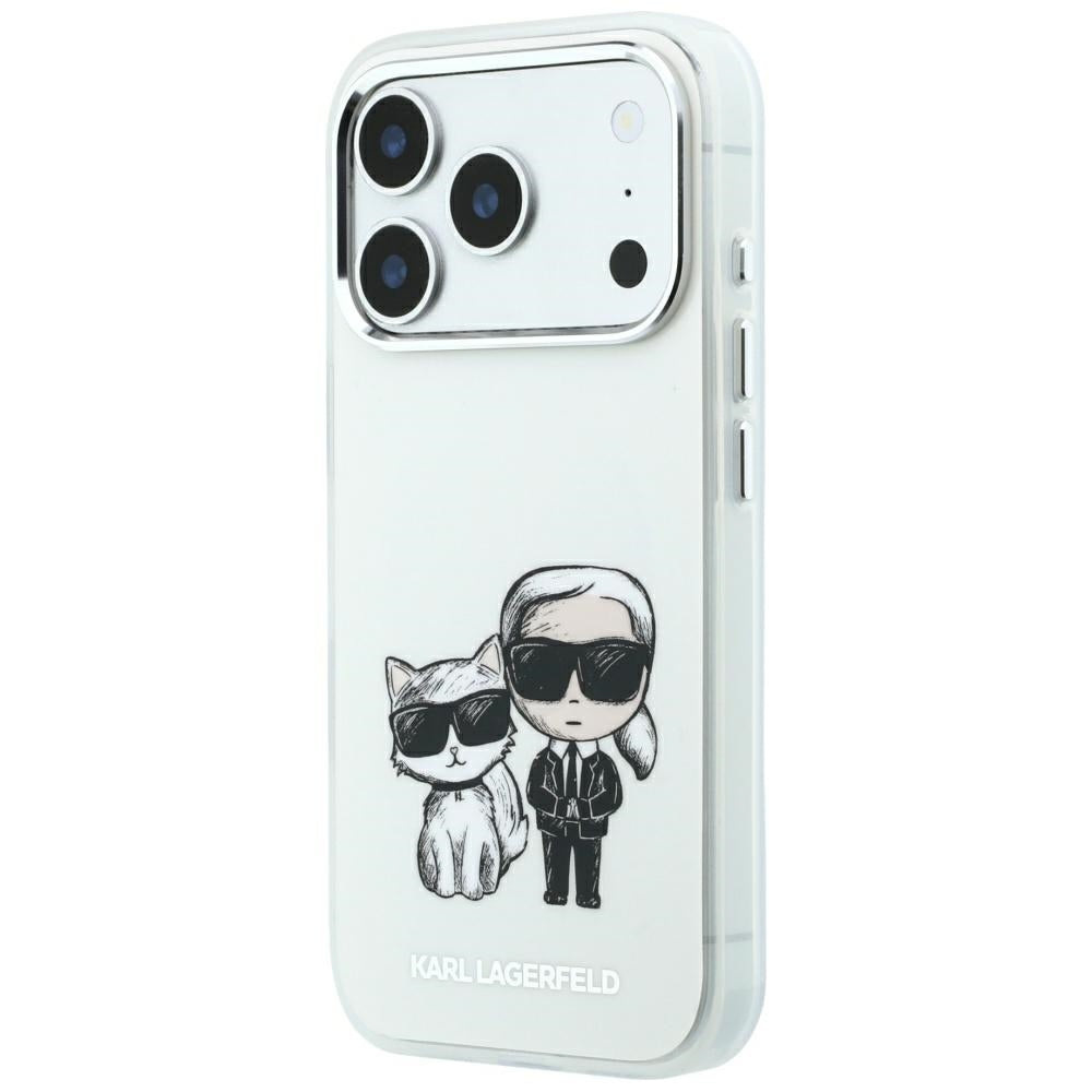 MagSafe Case for Apple iPhone 18 Pro / 17 Pro, Karl Lagerfeld, KC Bodies Sketch, Beige