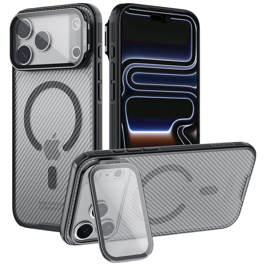 MagSafe Case for Apple iPhone 18 Pro / 17 Pro, Nillkin, CamShield Prop, Transparent Black