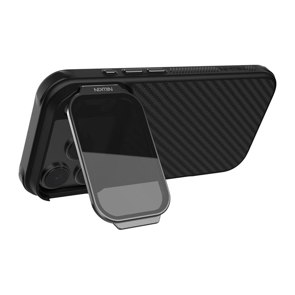 MagSafe Case for Apple iPhone 18 Pro / 17 Pro, Nillkin, CarboProp with Transparent Black Lens Cover, Black