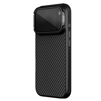 MagSafe Case for Apple iPhone 18 Pro / 17 Pro, Nillkin, CarboProp with Transparent Black Lens Cover, Black
