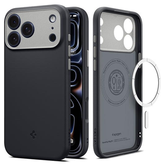 MagSafe Case for Apple iPhone 18 Pro / 17 Pro, Spigen, Caseology Nano Pop, Black ACS12177