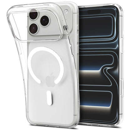 MagSafe Case for Apple iPhone 18 Pro / 17 Pro, Spigen, Liquid Crystal MagFit, White ACS12180