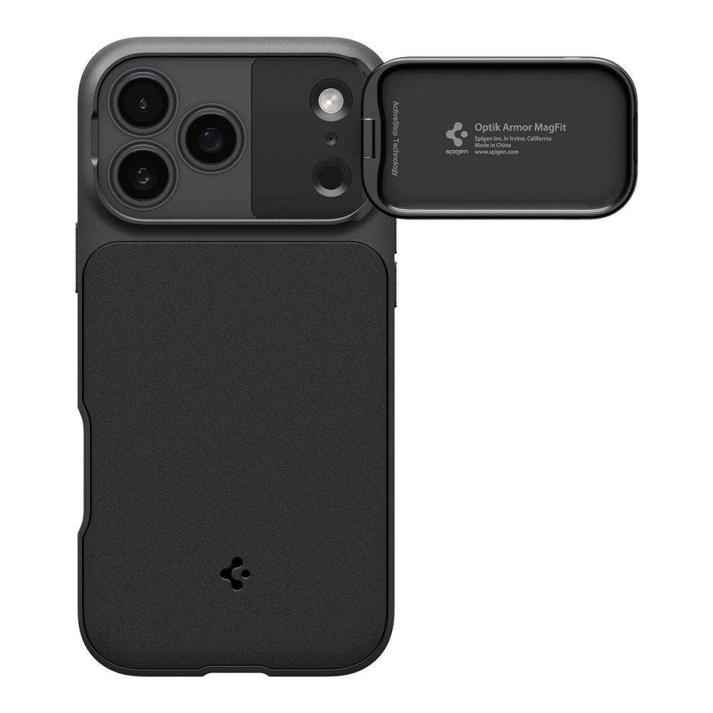 MagSafe Case for Apple iPhone 18 Pro / 17 Pro, Spigen, Optik Armor, Black ACS09953