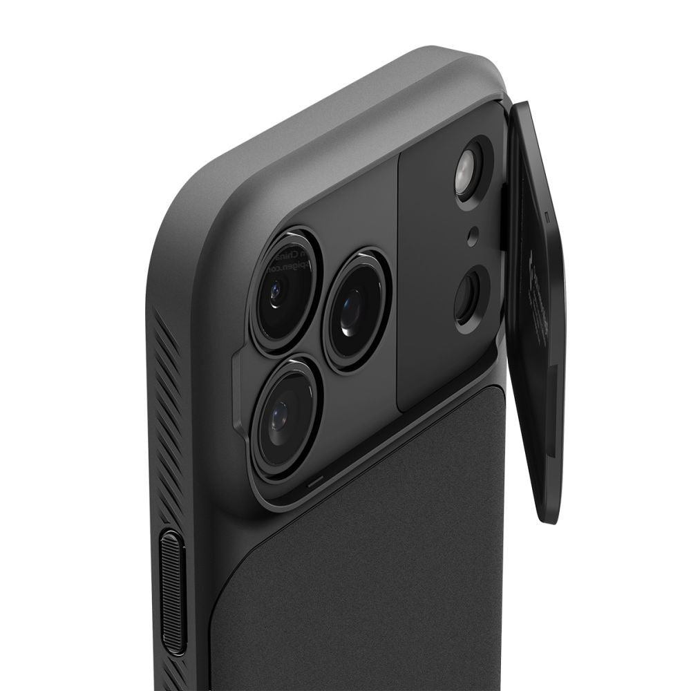 MagSafe Case for Apple iPhone 18 Pro / 17 Pro, Spigen, Optik Armor, Black ACS09953