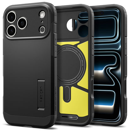 MagSafe Case for Apple iPhone 18 Pro / 17 Pro, Spigen, Tough Armor T, Black ACS12173