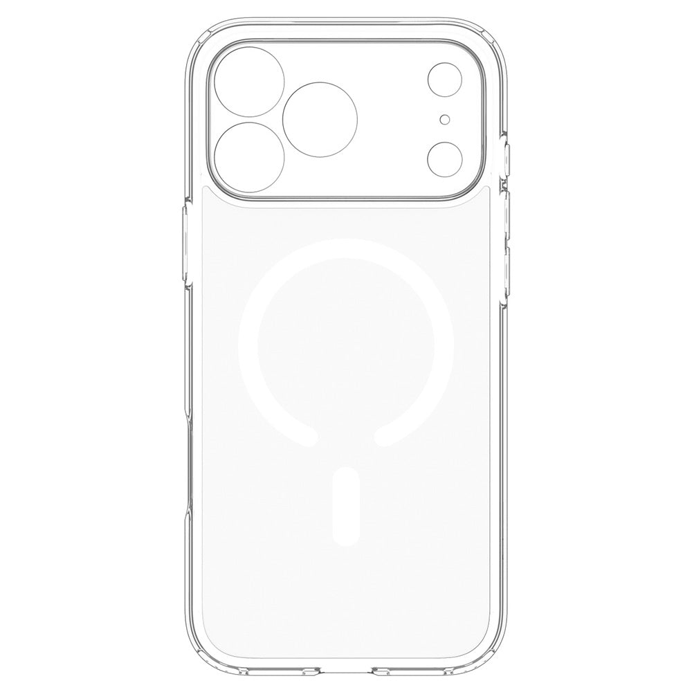 MagSafe Case for Apple iPhone 18 Pro / 17 Pro, Spigen, Ultra Hybrid, White Transparent ACS12155