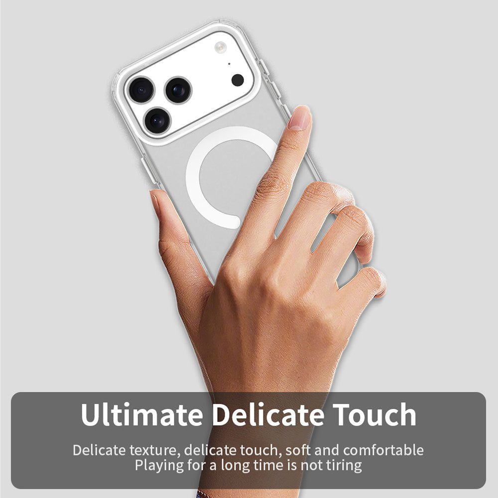MagSafe Case for Apple iPhone 18 Pro / 17 Pro, Techsuit, CandyCase, White