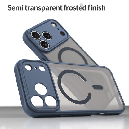 MagSafe Case for Apple iPhone 18 Pro / 17 Pro, Techsuit, HaloFrost II, Navy Blue
