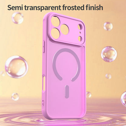 MagSafe Case for Apple iPhone 18 Pro / 17 Pro, Techsuit, HaloFrost II, Orange