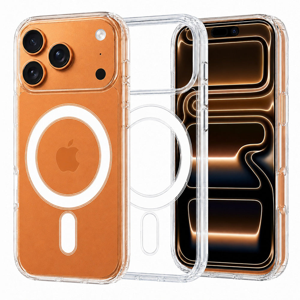 MagSafe Case for Apple iPhone 18 Pro / 17 Pro, Techsuit, Pro, Transparent