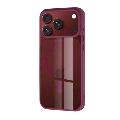 MagSafe Case for Apple iPhone 18 Pro / 17 Pro, Techsuit, Pro, Dark Burgundy
