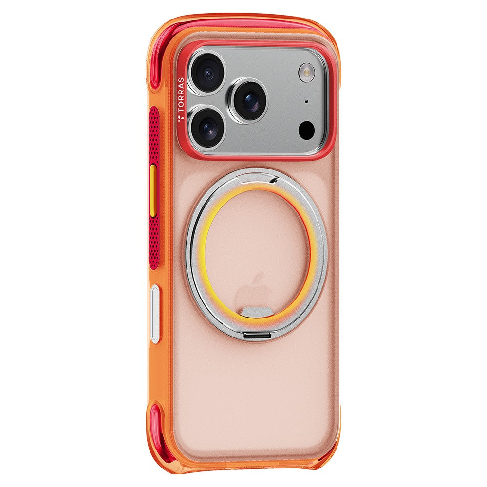 MagSafe Case for Apple iPhone 18 Pro / 17 Pro, Torras, O3 Air Core, Orange