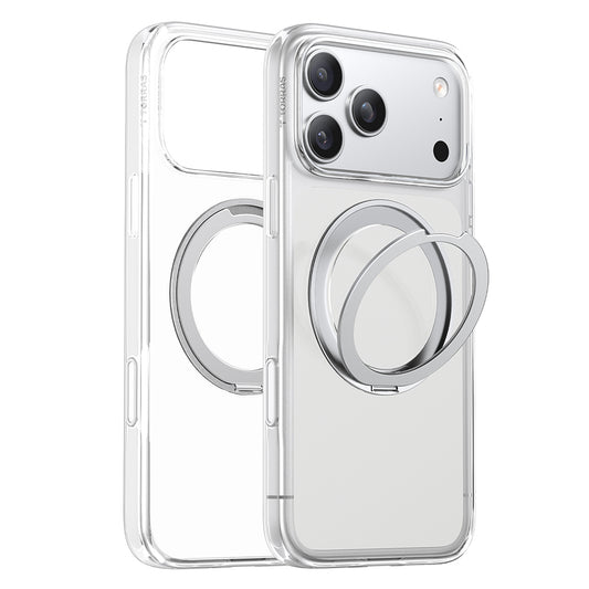 MagSafe Case for Apple iPhone 18 Pro / 17 Pro, Torras, Ostand O1 Guardian, Transparent