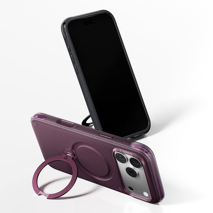 MagSafe Case for Apple iPhone 18 Pro / 17 Pro, Torras, Ostand Q3 Air Essential, Purple