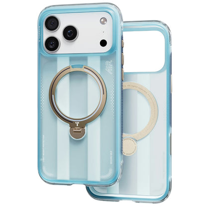 MagSafe Case for Apple iPhone 18 Pro / 17 Pro, Torras, Ostand Q3 Air Football, Blue