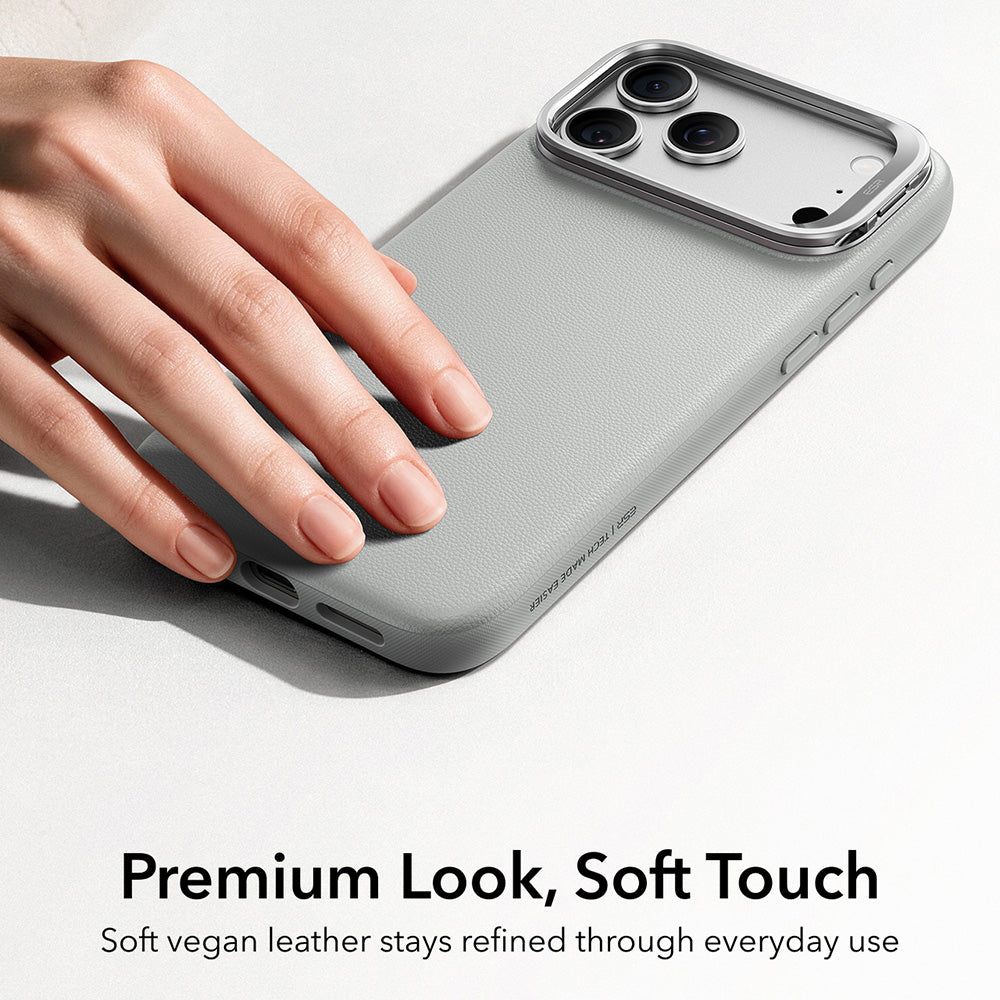MagSafe Case for Apple iPhone 18 Pro Max / 17 Pro Max, ESR, Atelier with Kickstand, Gray