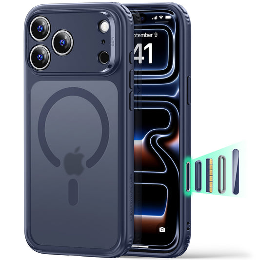 MagSafe Case for Apple iPhone 18 Pro Max / 17 Pro Max, ESR, Classic Hybrid, Satin Blue