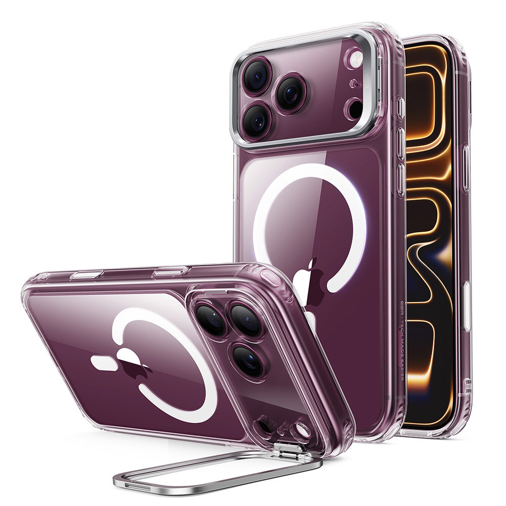 MagSafe Case for Apple iPhone 18 Pro Max / 17 Pro Max, ESR, Classic Hybrid Kickstand, Transparent