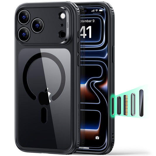 MagSafe Case for Apple iPhone 18 Pro Max / 17 Pro Max, ESR, Classic Hybrid, Transparent Black