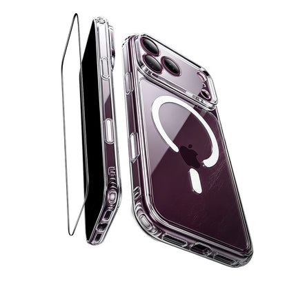 MagSafe Case for Apple iPhone 18 Pro Max / 17 Pro Max, ESR, Classic Hybrid with Screen Protector, Transparent