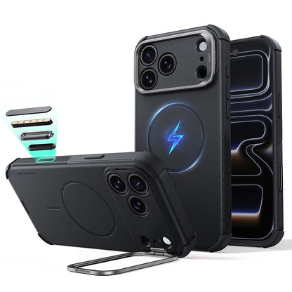 MagSafe Case for Apple iPhone 18 Pro Max / 17 Pro Max, ESR, Cyber Armor Kickstand, Black