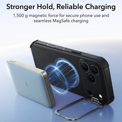 MagSafe Case for Apple iPhone 18 Pro Max / 17 Pro Max, ESR, Cyber Armor Kickstand, Black