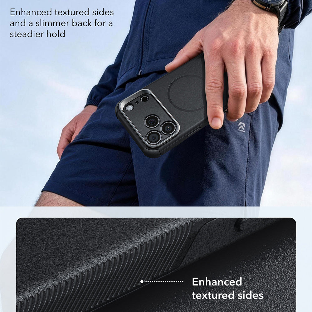 MagSafe Case for Apple iPhone 18 Pro Max / 17 Pro Max, ESR, Cyber Armor Kickstand, Black
