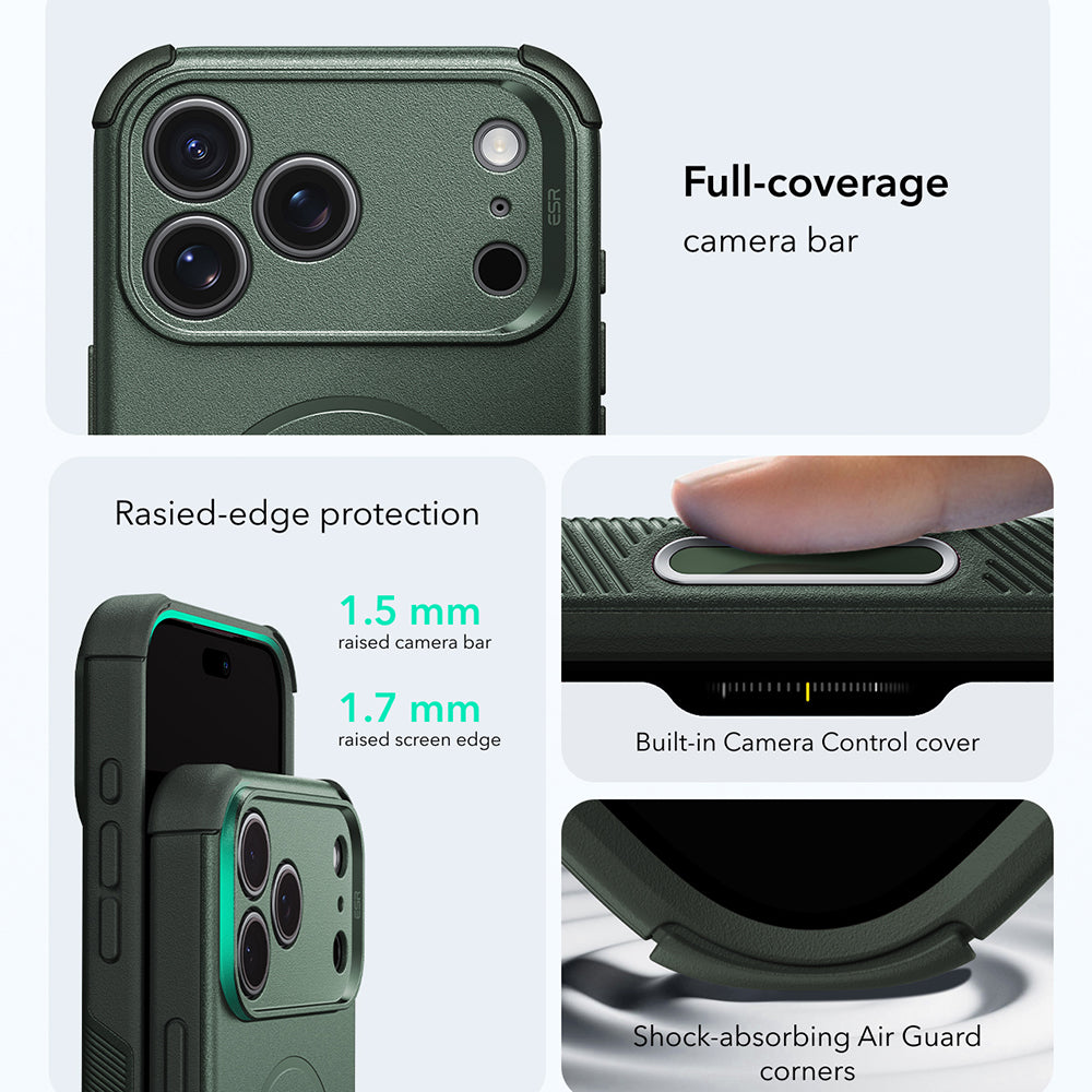 MagSafe Case for Apple iPhone 18 Pro Max / 17 Pro Max, ESR, Cyber, Green