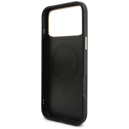 MagSafe Case for Apple iPhone 18 Pro Max / 17 Pro Max, Guess, 4G Cardslot, Black