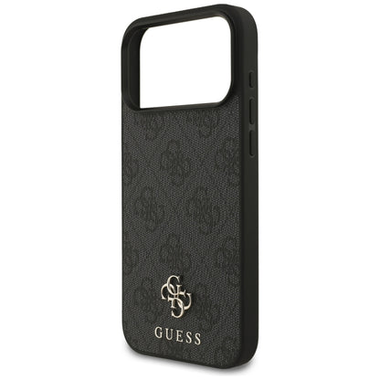 MagSafe Case for Apple iPhone 18 Pro Max / 17 Pro Max, Guess, 4G Small and Classic, Black