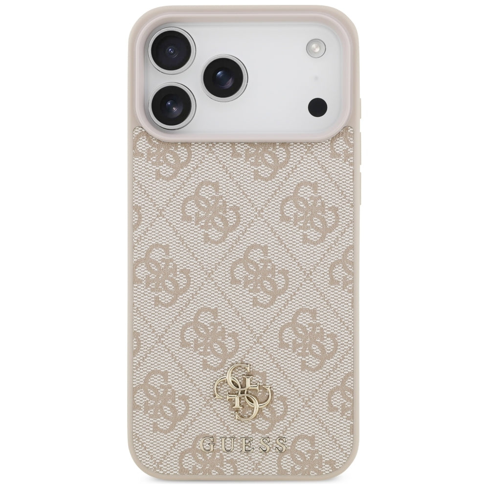 MagSafe Case for Apple iPhone 18 Pro Max / 17 Pro Max, Guess, 4G Small and Classic, Pink