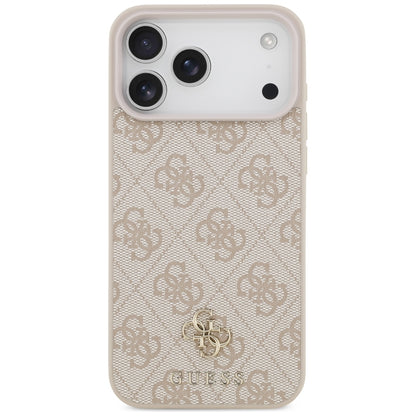 MagSafe Case for Apple iPhone 18 Pro Max / 17 Pro Max, Guess, 4G Small and Classic, Pink